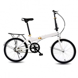 DFKDGL Plegables DFKDGL - Bicicleta plegable para mujer, para trabajo, joven, 20 pulgadas, portátil, velocidad variable, viajes, estudiantes, coche, bicicleta de confort masculino (color: gris-1, tamaño: 20 pulgadas)