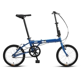 DODOBD Plegables DODOBD 16 Pulgadas Bicicleta Plegable, Bici Plegable, Estructura de Acero con Alto Contenido de Carbono Adecuado para Adultos Adolescentes Estudiante Bicicletas de Ciudad