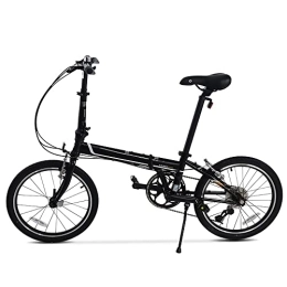 DODOBD Bicicleta DODOBD Bicicleta Plegable, Bicicleta Ultraligera de 20 Pulgadas, Bicicleta portátil para Adultos Hombres y Mujeres, para Hombres, niños, niñas y Mujeres, 8 velocidades Velocidad Variable