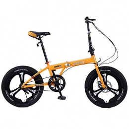 DRAKE18 Plegables DRAKE18 Bicicleta Plegable, 20 Pulgadas, 7 velocidades, Frenos de Disco Variables para niños, Viaje portátil al Aire Libre Ultraligero para Estudiantes
