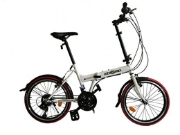 ECOSMO Bicicleta ECOSMO 21SP 20F03W - Bicicleta de ciudad plegable, 20