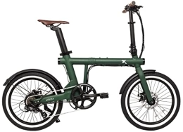 eXXite Bicicleta eXXite XS-Batería Compacta-British Green Bicicleta Eléctrica Plegable, Adultos Unisex