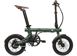 eXXite Bicicleta eXXite XXS-Batería XL-British Green Bicicleta Eléctrica Plegable, Adultos Unisex, Pequeño