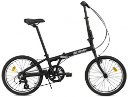 FabricBike Bicicleta FabricBike Folding Bicicleta Plegable Cuadro Aluminio Ruedas 20" 3 Colores (Matte Black 7 Speed)