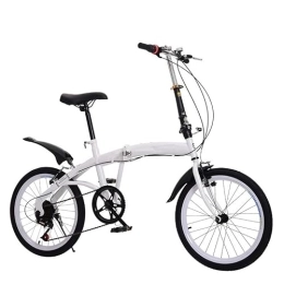 FYHCY Bicicleta FYHCY Bicicleta Plegable, Bicicleta Plegable para Adultos de 18 Pulgadas, Bicicleta Plegable de 6 velocidades, Bicicleta de Ciudad para Acampar A