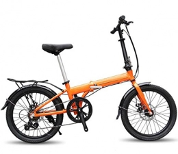 GHGJU Bicicleta GHGJU Aleación De Aluminio Plegable De La Bicicleta 20 Mini Niños Y Niñas De Los Niños Bici De La Bicicleta Plegable De La Bicicleta De La Bici De La Velocidad, Orange-20in