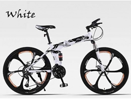 GuiSoHn Bicicleta GuiSoHn Bicicleta de montaña plegable 24 / 26 pulgadas doble absorción de golpes para estudiantes de carreras, color GuiSoHn-5498446886, tamaño talla única