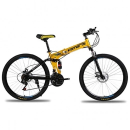 GuiSoHn Bicicleta GuiSoHn - Bicicleta de montaña plegable (24 pulgadas, 26 pulgadas, bicicleta de montaña, bicicleta de montaña y carretera), color GuiSoHn-896158871, tamaño talla única