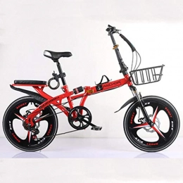 GuiSoHn Plegables GuiSoHn Bicicleta Plegable Infantil Escuela Primaria Bicicleta de Velocidad Infantil 20 Pulgadas Ultra Ligero Portátil Mini Bike, color GuiSoHn-896158715, tamaño talla única