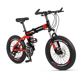 GWL Bicicleta GWL Bicicleta Plegable para Adultos, 20 Pulgadas Bike Sport Adventure - Bicicleta para Joven, Mujer Mountain Bike