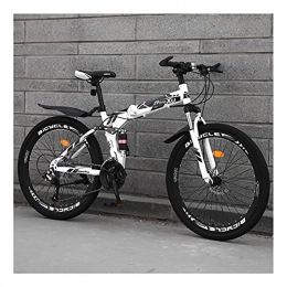 GWL Plegables GWL Bicicleta Plegable para Adultos, 24 26 Pulgadas Bike Sport Adventure - Bicicleta para Joven, Mujer Mountain Bike, 21 velocidades / A21speed / 26inch