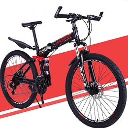 GWL Bicicleta GWL Bicicleta Plegable para Adultos, 24 26 Pulgadas Bike Sport Adventure - Bicicleta para Joven, Mujer Mountain Bike, Aluminio, Unisex Adulto / 26inch / 21speed