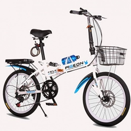 GYL Bicicleta GYL 20 Pulgadas Bicicleta para Adultos & Estudiantes Plegable 95% Ensamblado Freno De Disco De, B