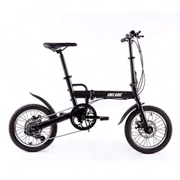 HomeArts Aleacin De Aluminio De La Bicicleta Plegable De 16 Pulgadas Ultra-Ligera Variable Bicicleta Plegable De La Velocidad De La Bicicleta Usada para Adultos Y Estudiantes C