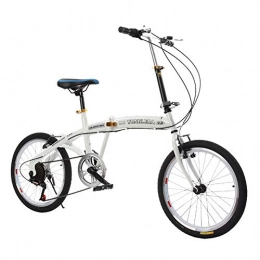 JTYX Plegables JTYX Bicicleta Plegable de Velocidad Variable de 20 Pulgadas Estudiante Bicicleta de montaña Adulto Mini Bicicleta Plegable portátil para Hombres y Mujeres