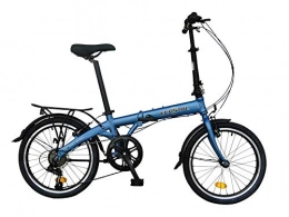 K+POP Bicicleta K+PoP Ecosmo 20AF06B - Bicicleta Plegable de aleacin Ligera (13 kg)