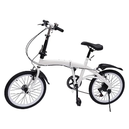 Kaichenyt Bicicleta Kaichenyt Bicicleta plegable de 20 pulgadas para niños, aleación de acero al carbono, bicicleta de montaña con cambio de 7 velocidades