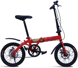 Kcolic Plegables Kcolic Bicicleta Plegable para Adultos 16 Pulgadas, Mini Bicicleta Ciudad Plegable Variable 7 Velocidades Bicicleta Plegable Portátil Liviana Móvil para Estudiantes Y Viajeros Urbanos A, 16inch