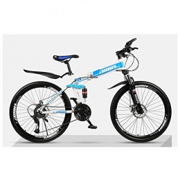 KXDLR Bicicleta KXDLR 26" Montaa Plegable para Bicicleta 24 Velocidad, Azul