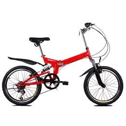 LiRuiPengBJ Bicicleta LiRuiPengBJ Bicicleta para niños Plegable de 20 Pulgadas Bicicleta MTB Bicicleta de Montaña de 6 Velocidades, Asiento Ajustable con Freno de Disco Bicicleta de Ciudad (Color : Style2)