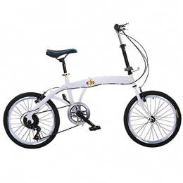 LUKUCEA Bicicleta LUKUCEA Bicicleta Plegable, Bicicletas porttiles de 20 Pulgadas y 6 velocidades, Bicicleta de Viajeros urbanos para Adolescentes Adultos