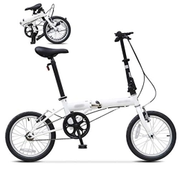 LVTFCO Bicicleta plegable de 16 pulgadas, bicicleta de montaña plegable, bicicleta de viaje ligera unisex, bicicleta MTB