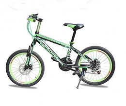 MASLEID Plegables MASLEID Bicicletas Bicicletas de montaña de la Bicicleta de los niños 20 Pulgadas para los Hombres y Las Mujeres, Black Green