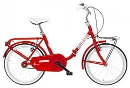 MBM Angela Bicicleta Plegable, Rojo, M