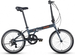 MENG Plegables MENG Bicicleta Plegable de 20 Pulgadas Aleación de Aluminio Bicicleta Plegable de 6 Velocidades Z2 Mini Liviana Ho Y Femenina Variable Variable Bicicleta, Sistema Plegable, Totalmente Ensamblado, a
