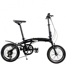 MENG Bicicleta MENG Bicicleta Plegable para Adultos, Bicicletas de Montaña Ligeras Bicicletas de Aleación Fuerte con Freno de Disco, 16 Pulgadas Adecuado para 150-180 cm, C, 16 Pulgadas
