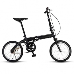MFZJ1 Plegables MFZJ1 Bicicleta Plegable de 16", Bicicleta Plegable Mini Bicicleta Ultraligera de una Sola Velocidad, Bicicleta Ligera para Adultos y Estudiantes
