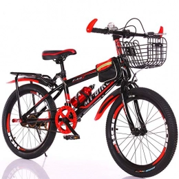 MLL Plegables MLL Bicicleta de Montaña, Bicicleta de Montaña, Coche de Acero de Aleación, Bicicleta de Montaña de una Velocidad de 18-22 Pulgadas, Rojo, 20 Pulgadas