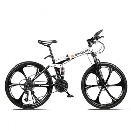  Bicicleta Novokart-Plegable Deportes / Bicicleta de montaña 26 Pulgadas 6 Cortador, Blanco