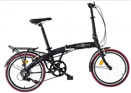 Nuobix Bicicleta plegable de 20 pulgadas, bicicleta plegable estudiante de una sola velocidad de freno de disco deportivo bicicleta juvenil bicicleta deportiva