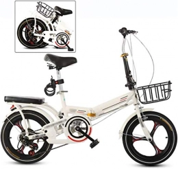 YDHBD Bicicleta Plegable Bicicleta De Montaña para Niños, 20" 7 Velocidades Off-Road Velocidad Variable Bicicleta con Absorción De Doble Choque Y Doble Freno De Disco, A