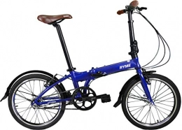 Rymebikes Citizen Bicicleta Plegable, Unisex Adulto, Azul, Talla nica