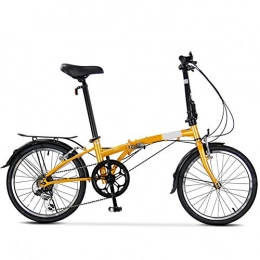 S.N Bicicleta S.N S Bicicleta Plegable Ultraligera de 6 velocidades para Hombres y Mujeres Adultos Bicicleta Plegable Casual 20 Pulgadas