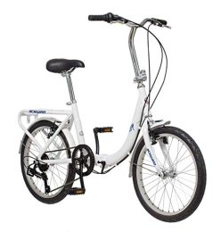 Schwinn Plegables Schwinn Loop - Bicicleta Plegable de 50, 8 cm, Color Blanco, tamaño 16" / One Size / 20, tamaño de Rueda 20