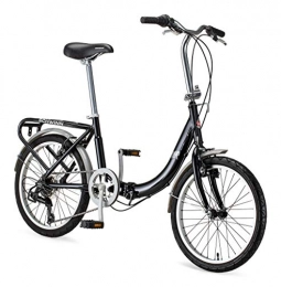 Schwinn Bicicleta Schwinn Loop - Bicicleta Plegable de 50, 8 cm, S2280B, Negro