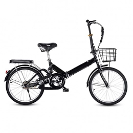 SFSGH Bicicleta SFSGH Bicicleta Plegable para Adultos, Ruedas de 20 Pulgadas, portaequipajes Trasero