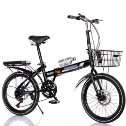SHENRQIA Bicicleta Plegable, Unisex, Pequeña Y Práctica, Adecuada para Estudiantes Y Empleados