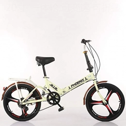 SZKP Bicicleta SZKP0708 Bicicleta Plegable Para Adultos, Ciclismo Rueda De Velocidad Variable De 20 Pulgadas, Bicicletas De Viaje Livianas Viajeros De La Ciudad Al Aire Libre Para Adolescentes Niños Niñas Estudiante