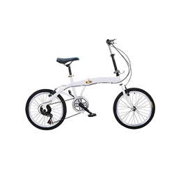 TABKER Bicicleta TABKER Bicicleta plegable de 20 pulgadas, bicicleta plegable de 20 pulgadas, bicicleta de montaña de acero al carbono