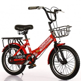 TopBlïng Bicicleta TopBlïng Niños Bicicleta Plegable 18 Pulgadas.Rueda con Una Canasta Y Handbrake, 5-10 años.Chico Bike, Portátil Bicicleta Adolescentes Folding Bike-A 18 Pulgadas.