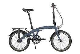U.GO Plegables U.GO Dare U•go I7-Bicicleta Plegable (20") Ruedas, Unisex, Azul, Uni