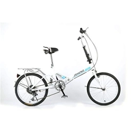 WEHOLY Plegables WEHOLY Bicicleta Bicicleta Plegable Bicicleta 20 Pulgadas Deportes Ocio Hombres y Mujeres Velocidad Alta de Acero al Carbono Bicicleta para Adultos