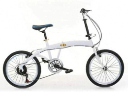 WLGQ Plegables WLGQ Bicicleta para Adultos Marco Plegable Bicicleta 7 Velocidad de Engranaje Doble Freno en V Soporte de Patada Resistente