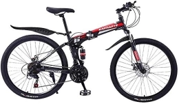 WXPE Bicicleta WXPE Bicicleta De Montaña Plegable Ligera, Bicicleta De Montaña para Adultos, Bicicleta Plegable para Mujeres Y Hombres, Bicicleta Plegable con Amortiguación De Velocidad Variable De 26 Pulgadas
