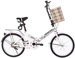 WYMF Plegables WYMF - Bicicleta plegable portátil para adultos y mujeres, tamaño pequeño, multifuncional, para estudiantes, niñas y niños