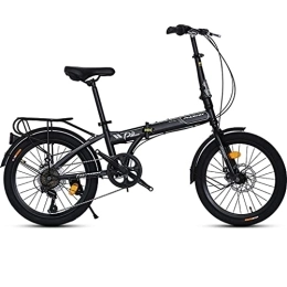 XBSXP Bicicleta XBSXP Bicicleta Plegable de 26 Pulgadas y 7 velocidades, Trabajo Ligero para Mujeres, Adulto, Adulto, Ultraligero, Velocidad Variable, portátil, Bicicleta para Hombre, Portador Plegable,